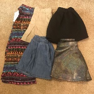 5 skirts!